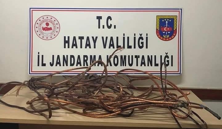 ELEKTRİK KABLOSU ÇALAN ŞÜPHELİ GÖZALTINA ALINDI