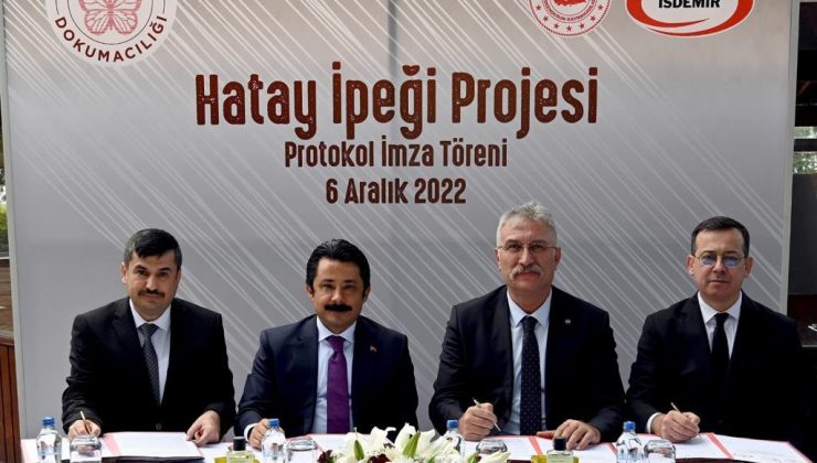 İsdemir Hatay İpeği’ne sahip çıkıyor