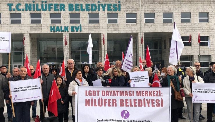 Bursa’da sivil toplum kuruluşları Nilüfer Belediyesi’ni protesto etti