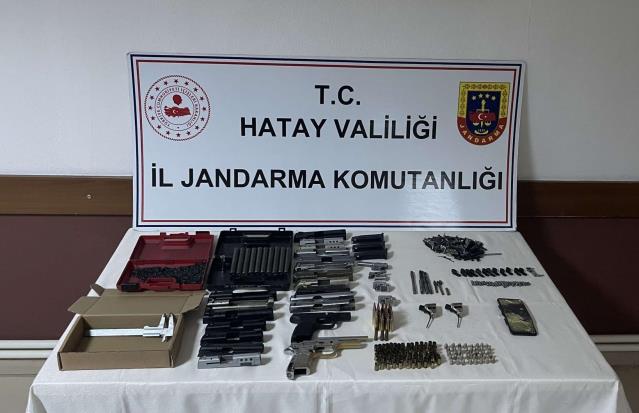 Hatay’da kaçak silah imalatı iddiasıyla bir zanlı yakalandı