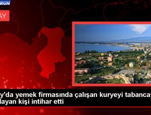 Hatay’da yemek firmasında çalışan kuryeyi tabancayla yaralayan kişi intihar etti