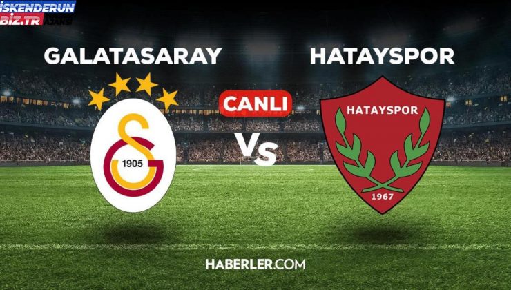 Galatasaray Hatayspor maçı CANLI izle! GS Hatay maçı canlı yayın izle! Galatasaray maçı canlı nasıl izlenir? 13 Ocak Galatasaray maçı canlı izle!