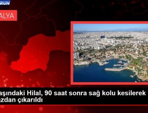 10 YAŞINDAKİ HİLAL, 90 SAAT SONRA SAĞ KOLU KESİLEREK ENKAZDAN ÇIKARILDI