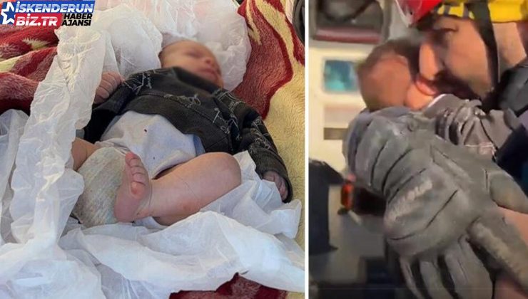 2 aylık bebek, 29 saat sonra enkazdan sağ çıkarıldı! Vazifelinin kelamları yürekleri ısıttı