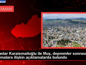 Bakanlar Karaismailoğlu ile Muş, zelzeleler sonrası çalışmalara ait açıklamalarda bulundu