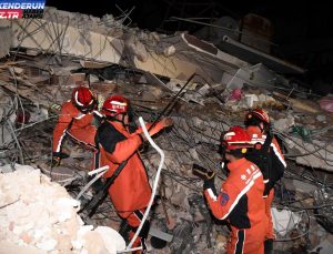 Çin Kurtarma Takımının Hatay’daki Çalışmaları Gece Boyunca Devam Etti