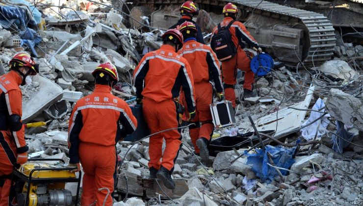 Çinli Kurtarma Takımı Antakya’da Arama Kurtarma Çalışmalarını Sürdürüyor