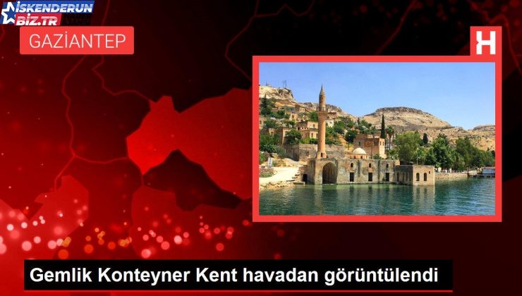 Gemlik Konteyner Kent havadan görüntülendi