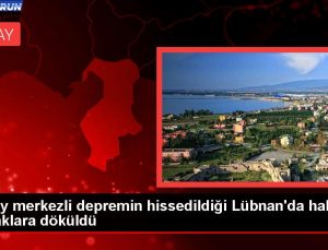 Hatay merkezli zelzelenin hissedildiği Lübnan’da halk sokaklara döküldü