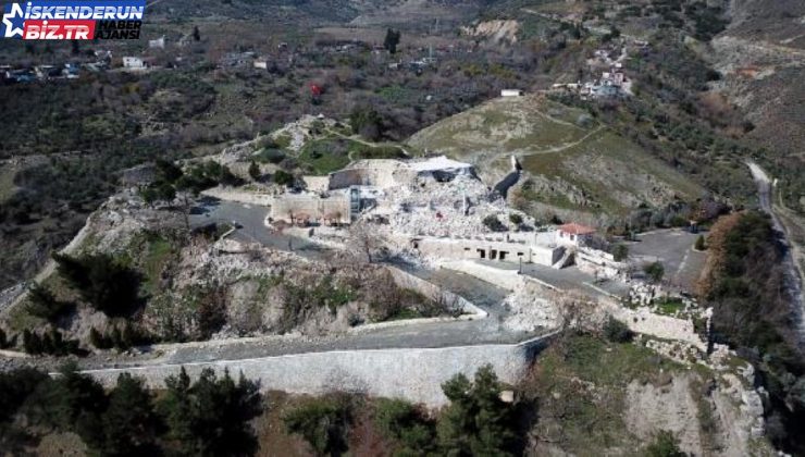 Hatay’da Darb-ı Sak Kalesi ve Bayezid-i Bistami Türbesi yıkıldı