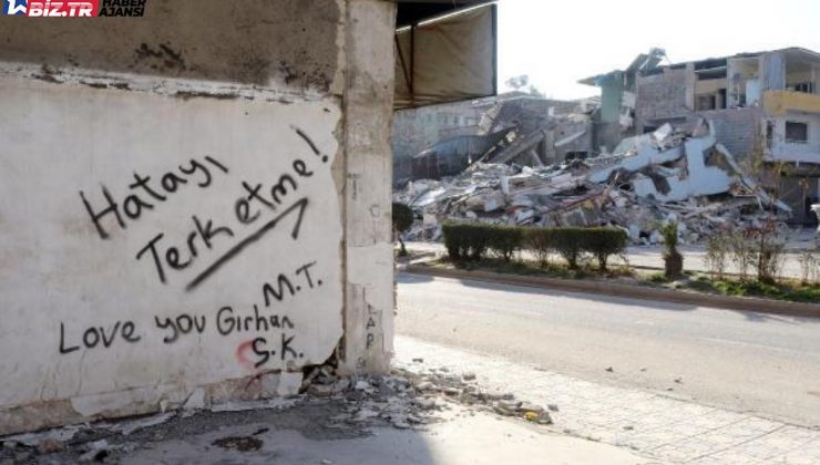 Hatay’da duvarlara yazılan yazılarda umut var