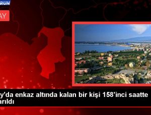 Hatay’da enkaz altında kalan bir kişi 158’inci saatte kurtarıldı