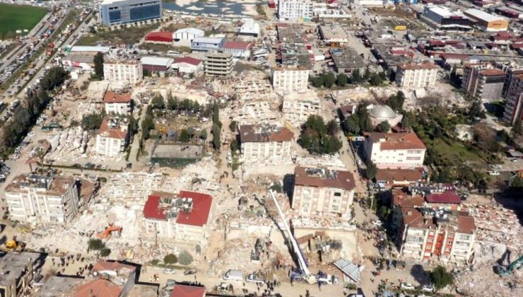 Hatay’daki yıkım havadan görüntülendi