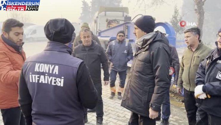 Hatay’ın su şebekesine Konya gruplarından can suyu