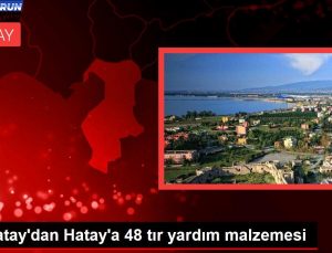 Karatay’dan Hatay’a 48 tır yardım materyali