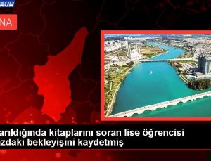 Kurtarıldığında kitaplarını soran lise öğrencisi enkazdaki bekleyişini kaydetmiş