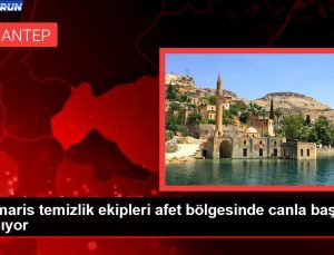 Marmaris paklık takımları afet bölgesinde canla başla çalışıyor