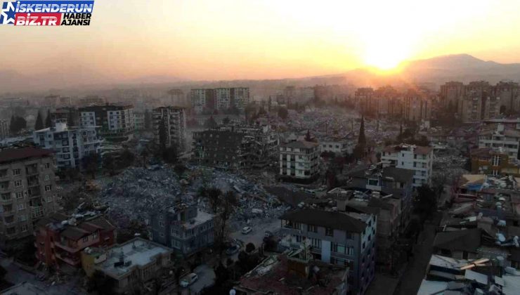 Sarsıntının 10’uncu gününde Hatay’daki yıkım havadan görüntülendi