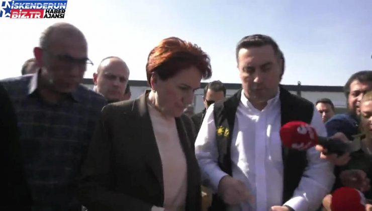 Akşener, Sarsıntı Bölgesi Antakya’da “İyi Kent” Konteyner Kentini Ziyaret Etti