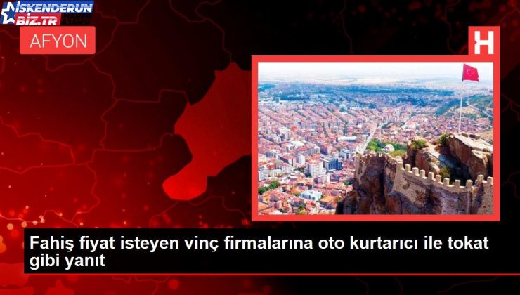 Fahiş fiyat isteyen vinç firmalarına oto kurtarıcı ile tokat üzere cevap