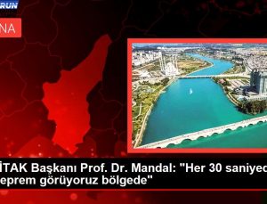 TÜBİTAK Lideri Prof. Dr. Mandal: “Her 30 saniyede bir sarsıntı görüyoruz bölgede”