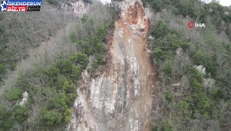 Amanos’ta zelzeleyle yarılan dağ doğal göletler oluşturdu