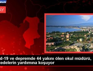 Kovid-19 ve zelzelede 44 yakını ölen okul müdürü, afetzedelerin yardımına koşuyor