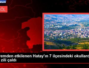 Sarsıntıdan etkilenen Hatay’ın 7 ilçesindeki okullarda ders zili çaldı