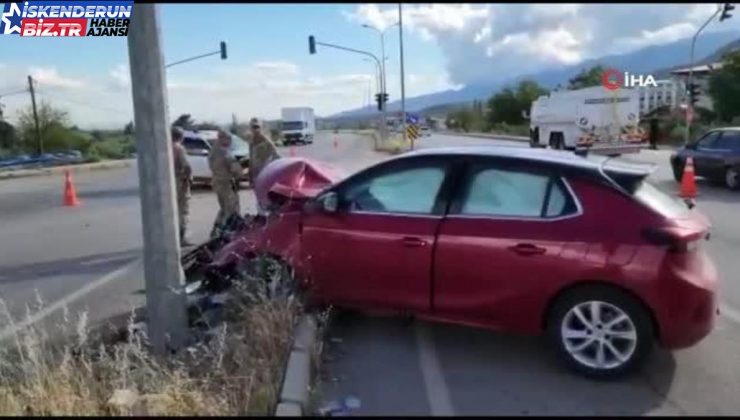 3 gün evvel aldığı aracın motoru metrelerce ilerde bulundu