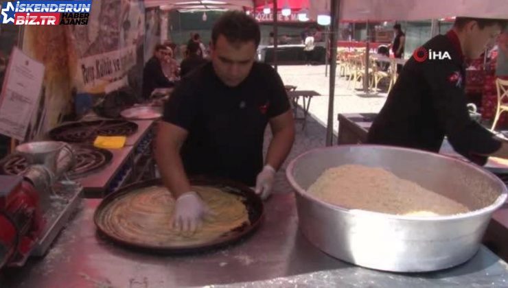 Ataşehir’de künefe yeme yarışını Taylandlı depremzede kazandı