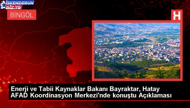 Bakan Bayraktar: Zelzele bölgelerinde inşa ve ihya faaliyetlerine devam edeceğiz