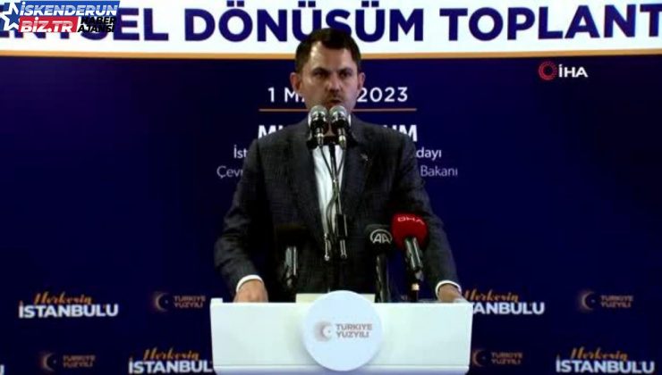 Bakan Kurum: “2 yıl içerisinde bu inşaatları bitirip tamamlayıp teslim edecek”