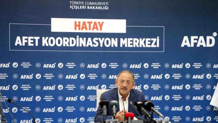 Bakan Özhaseki: Hatay’ın demografisini, kültürünü ve endüstrisini ayağa kaldıracak formüller üzerinde çalışıyoruz