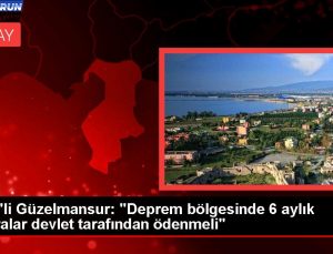 CHP Milletvekili Güzelmansur, depremzedelerin faturalarının devlet tarafından karşılanmasını istedi