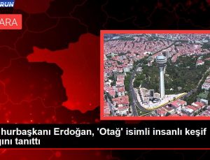 Cumhurbaşkanı Erdoğan, ‘Otağ’ isimli beşerli keşif uçağını tanıttı