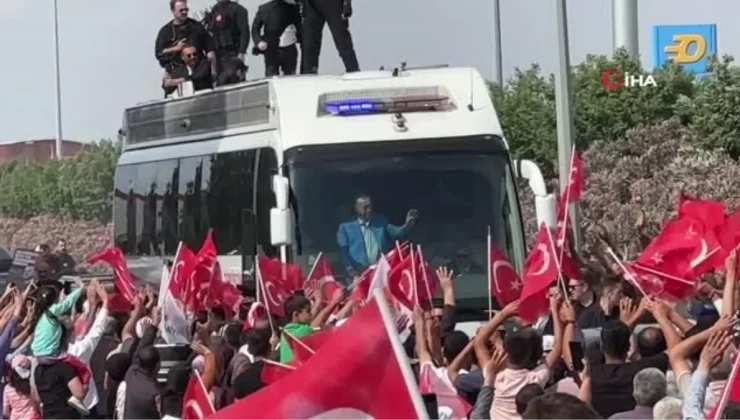 Cumhurbaşkanı Erdoğan’a Hatay’da sevgi seli