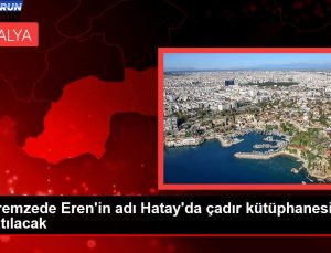 Depremzede Eren’in ismi Hatay’da çadır kütüphanesinde yaşatılacak