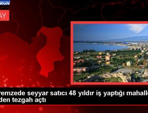 Depremzede seyyar satıcı 48 yıldır iş yaptığı mahallede tekrar tezgah açtı