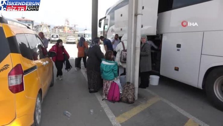 Depremzedeler oy kullanmak için Hatay’a geri dönüyor