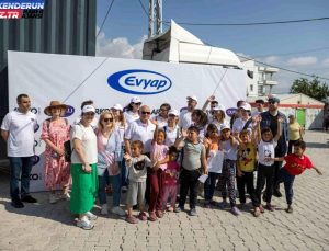 Evyap’tan sarsıntı bölgesine taşınabilir berber tırı ve 10 hijyen istasyonu dayanağı