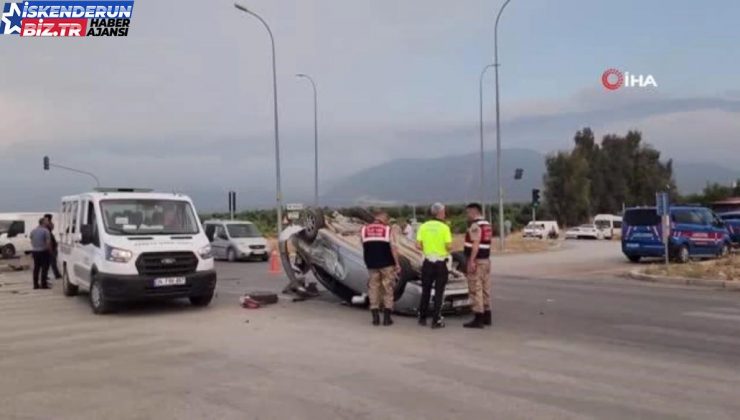 Hassa’da Trafik Kazası: 1 Meyyit, 3 Yaralı