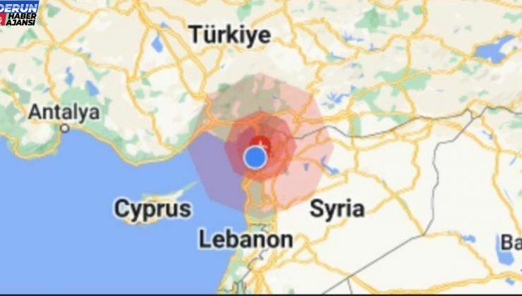 Hatay Kırıkhan’da 4.7 Büyüklüğünde Sarsıntı