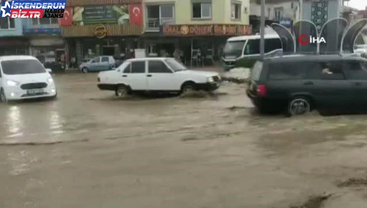 Hatay Kırıkhan’da Fırtına ve Şiddetli Yağış