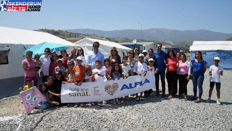 Hatay’da çadır kentte ‘Kadın ve Çocuk Dostu Alanlar’ projesi hayata geçirildi