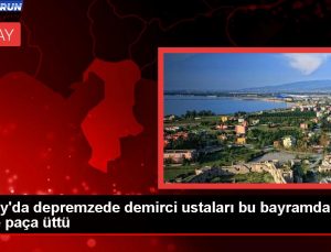 Hatay’da depremzede demirci ustaları kelle ve paça ütme geleneğini sürdürdü