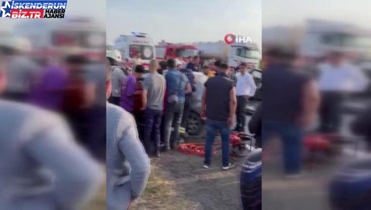 Hatay’da zincirleme trafik kazası: 2 meyyit, 4 yaralı