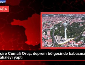 Hemşire Cumali Oruç, sarsıntı bölgesinde babasına birinci müdahaleyi yaptı