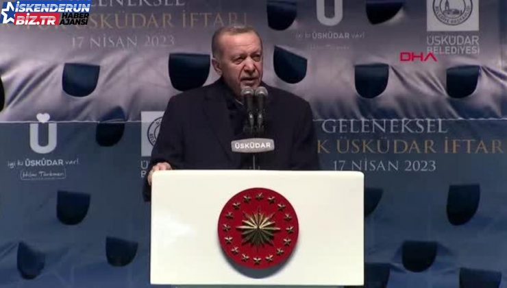 İSTANBUL-CUMHURBAŞKANI ERDOĞAN 650 BİN KONUTU TESLİM EDİNCEYE KADAR BÖLGEDEN AYRILMAYACAĞIZ