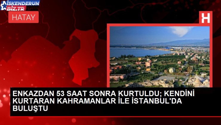 Kahramanmaraş zelzelesinde enkaz altında kalan öğrenci arama-kurtarma grubuyla buluştu