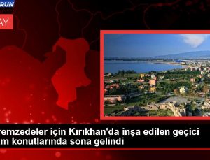 Kırıkhan’da süreksiz konutların üretimi tamamlandı